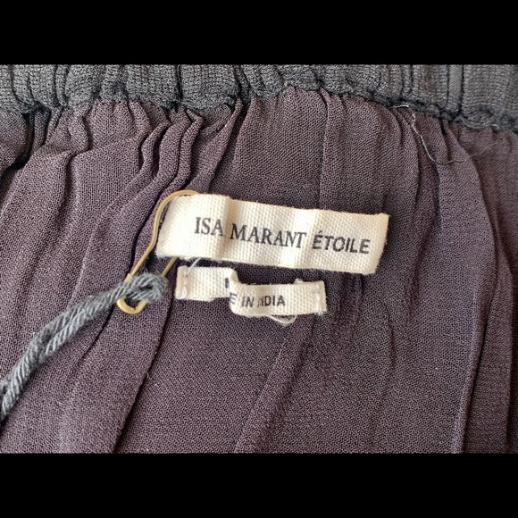 Isabel Marant Etoile Kamelie Tiered Voile Mini Skirt - Black - Picture 4 of 6